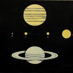 illustration of Jupiter and Saturn