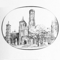 illustration of the Smithsonian Castle building