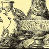 detail of porcelain from the title page of the Guide through the Royal Porcelain Works