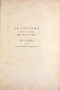Cover of Le Costume ancien et moderne
