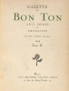 Cover of- Gazette du bon ton