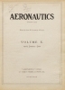 Cover of Aeronautics n.s. 10 Jan-Jun 1916