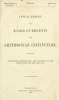 Cover of Annual report of the Board of Regents of the Smithsonian Institution