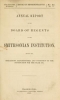 Cover of Annual report of the Board of Regents of the Smithsonian Institution