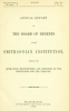 Cover of Annual report of the Board of Regents of the Smithsonian Institution