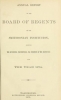 Cover of Annual report of the Board of Regents of the Smithsonian Institution