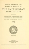 Cover of Annual report of the Board of Regents of the Smithsonian Institution