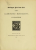 Cover of Burlington club catalogues, 1868-1896