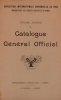 Cover of Catalogue général officiel t. 11 annexe