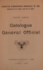 Cover of Catalogue général officiel t. 9 annexe