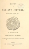 Cover of History of ancient pottery