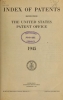 Cover of Index of patents issued from the United States Patent Office