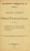 Cover of Julius Cahn's official theatrical guide