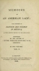 Cover of Memoirs of an American lady v.2 (1808)