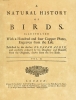 Cover of A natural history of birds v. 2