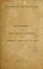 Cover of The proceedings of the first annual convention of the American federation of arts