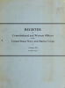 Cover of Register of the commission and warrant officers of the Navy of the United States, including officers of the Marine Corps