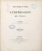 Cover of Traité théorique et pratique de l'impression des tissus atlas