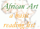 Modern African Art-  A Basic Reading List